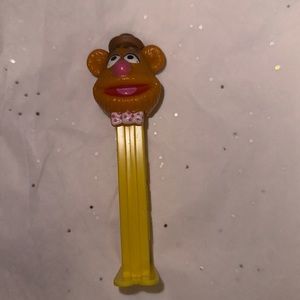 Vintage 1991 Muppets Fozzie Bear Pez Dispenser, Footed, Cleaned.